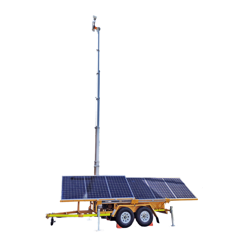 Self-supported mobile communications unit