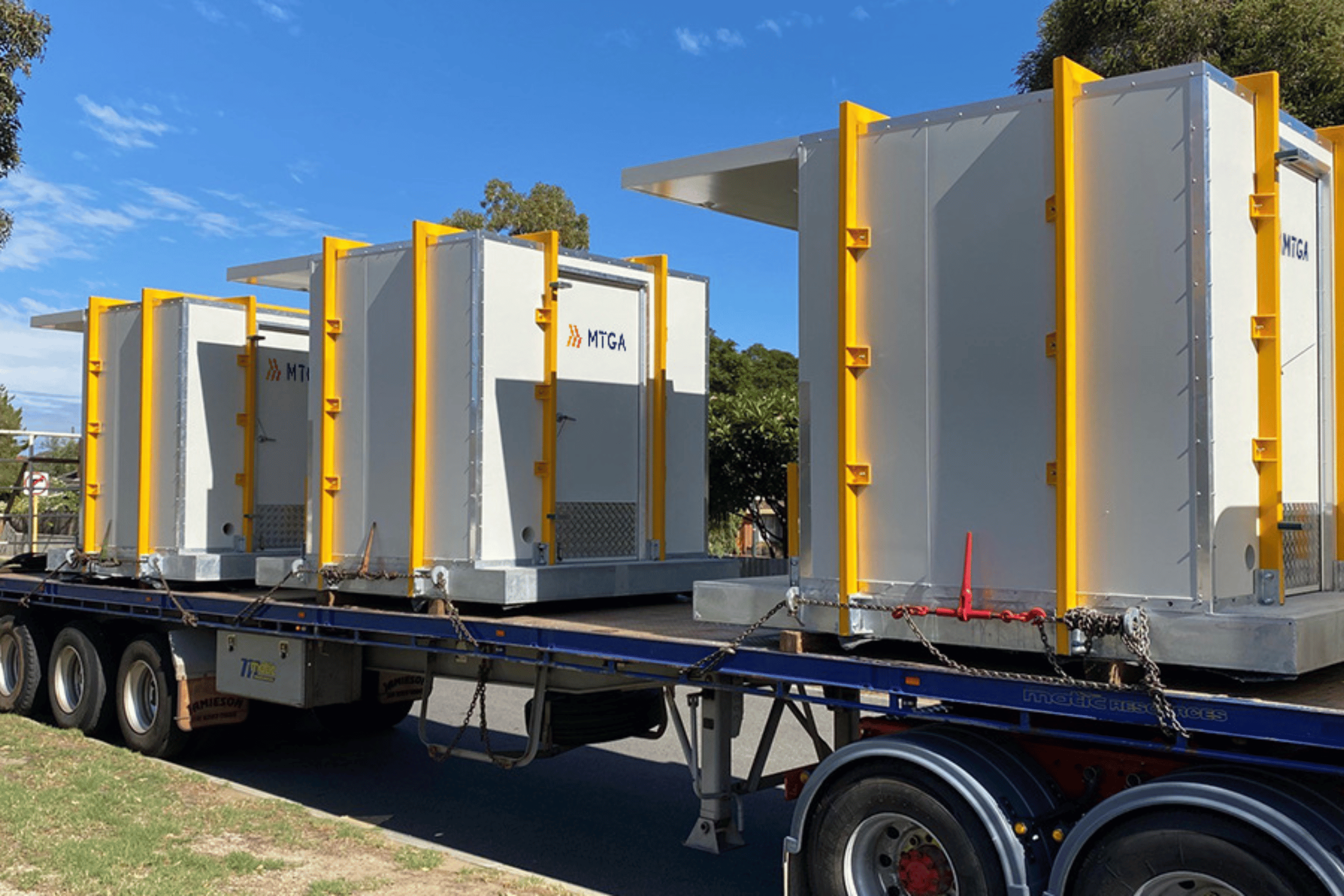 Communications Trailers and Skids With Form 9 Communication huts